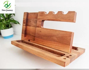 Buy Customized Wooden Docking Station Men, Office Desk Accessories