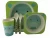 Import Cute Compostable Bamboo Fiber Kids Dinner Set Decal Plant Fiber Childrens Tableware from China