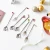 Import Cute Creative Design Fruit Decoration Stainless Steel Gold Tea Coffee Spoon And Fork Set With Gift Box from China