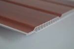 dark red pvc laminated gypsum ceiling tiles pvc suspended board