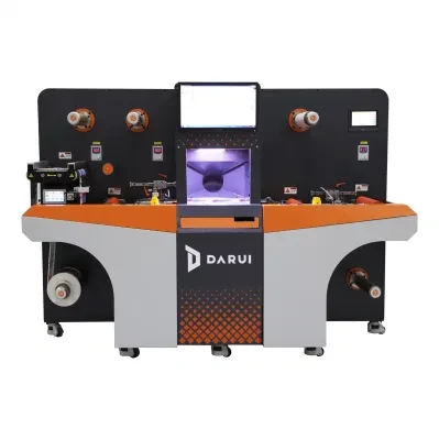 Darui J3 Self-Adhesive Label Digital Laser Die Cutting Machine Roll to to Roll Post-Printing Press Equipment