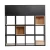 Decoration Bookshelves Industrial Style Metal Frame And Wood Box Bookcase Large Iron Bookshelf White Black