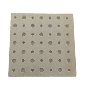 decorative perforated gypsum suspending ceiling and wall board