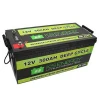 Deep Cycle Power Lifepo4 12V 300ah Lithium Ion Battery Packs For RV/Solar System/Yacht/Golf Carts Storage/Car