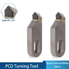 Diamond Milling Cutter 90-130 Angle PCD Turning Tool Diamond Width 5mm Copper Aluminum Alloy CNC Carving Tools