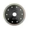 diatool 125mm Hot pressed Super Thin Turbo Diamond Circular Saw Blade Cutting disc for Tile Porcelain Granite