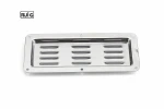 Direct factory custom logo flight case hardware accessories  Long Metal Air ventilation board blue zinc