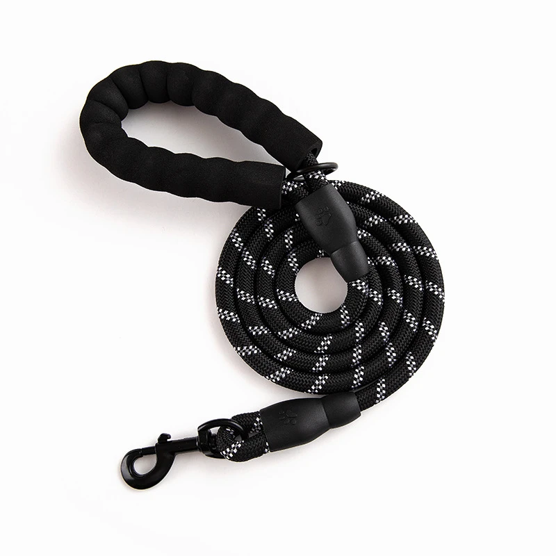 Direct Selling Pet Supplies Factory  Hot Selling Custom Products Pet Reflective Traction Rope Round Nylon Dog Rope