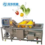 Discount Carrot Brush Wash Equipment Sugar Cane Washing Peeling Machine Wool Roller Cleaning and Peeling Machine