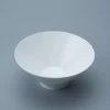 Dishwasher Safe Custom Logo Printed Round White Ceramic Ramen Noodle Soup Bowls with Chopsticks and Spoons Set of 2