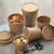 Import Disposable take away folding round fast food cardboard paper box for noodle from China