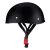 Import DOT CE certificate half face helmet for motorcycles in matte black from China
