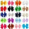 Double hair ribbon bow girls hair accessories for kids bow girls hair clips hairpin