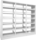 Double-Sided Library/School/Home/Office Furniture Steel Bookshelf