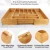 Import Drawer Cutlery Organizer Bamboo Tray Kitchen Expandable Drawer Organizer Adjustable Cutlery from China