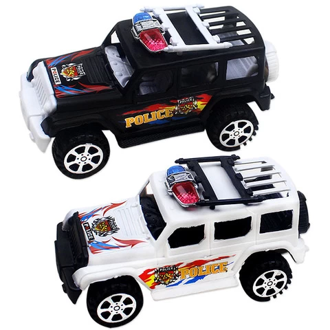 Dropshipping&Wholesale Pull Back Police Toy Car Children Boys Mini Off-road Vehicles Police Car Model  Collection Kids Gift Toys