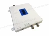 Dual output mobile signal booster tri-band GSM900MHz+DCS1800MHz+WCDMA2100MHz signal repeater for home and office