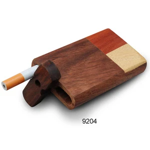 Dugout Pipes with white & red Tile/ Smoking Pipes/ Smoking Accessories