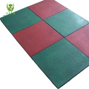 Durable outdoor safety kids playground recycle rubber flooring