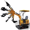 earth-moving machine  and strong power cheapest 1.8 ton 2ton mini excavator grapple diesel with low price