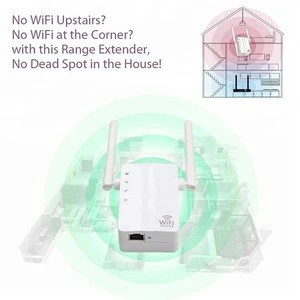 Easily setup 2.4GHz 300Mbps wireless range extender wifi repeater
