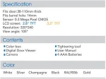Easy to install 4.3 Inch doorbell viewer, Motion Detection night vision digital video peephole door viewer camera
