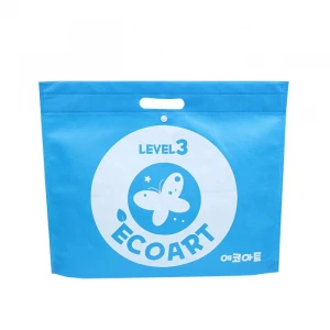 Eco-friendly Reusable Cheap Customized Logo Promotion Shop Die Cut Non Woven Bag
