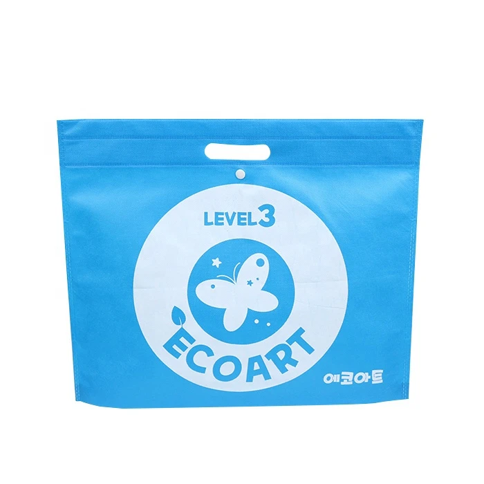 Eco-friendly Reusable Cheap Customized Logo Promotion Shop Die Cut Non Woven Bag