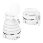 Electric Water Kettle Outdoor Portable Folding Electric Kettle Hotel Hot Water Bottle Pot 600ml For Outdoor Camping Travel