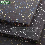 Elevator Gym Floor Interlock Malaysia Safety 20Mm Epdm fleck 10Mm Black Rubber Mat dubai