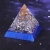 Import Energy Circle Healing Crystal Column Reiki Pyramid Chakras Natural Stone Orgone Orgonite Pyramids Fengshui Home Decor from China