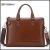 Import Engraved pu leather bags mens briefcase business real leather briefcase for lawyer  italian genuine leather bag from China