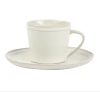 Espresso porcelain cup and saucer set OEM design coffee tea sets with small MOQ