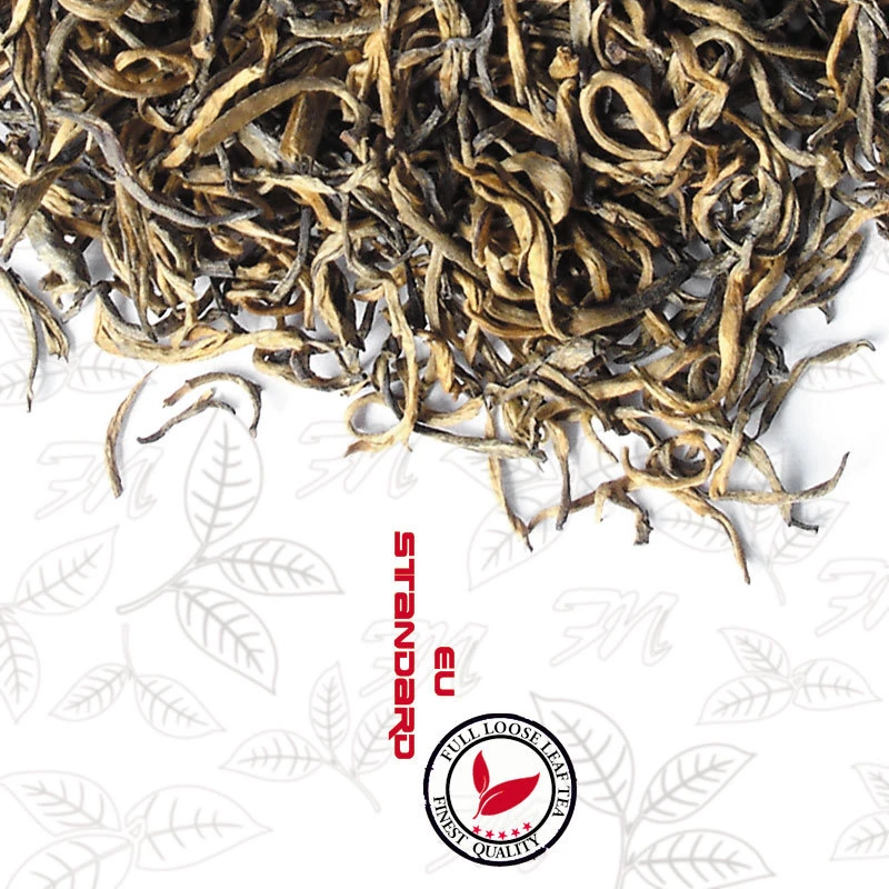 EU standard Loose golden buds tea black tea for lose weight