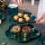 Import European style wedding party receives rack malachite green fruit plate rack dessert rack candy plate from China