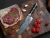 Import Existing  8inch damascus steel chef  knife with G10 handle from China