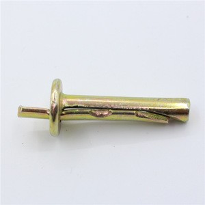 expansion fastener suspending yellow zinc plated ceiling wall anchor 6*40 6*60