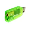 External 5.1 USB 3D Audio Sound Card Adapter for PC Desktop Notebook Laptop