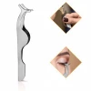 Eyelashes Clip Stainless Steel Extension Applicator Tool Clip Tweezers