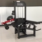 Factory Commercial Horizontal Curved Leg Trainer Pin Loaded Prone Leg Curl Leg Extension Strength Training Body Building Machine