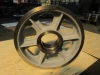 factory custom high quality cast iron pulley wheel for elevator parts