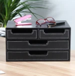 Factory Custom Leather Hanging Office Desk /Cubicle /Wall Organizer for Room/Office Desk