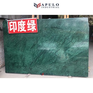 Factory direct Indian dark green marble slab stone bathroom guatemala types of green flooring emerald green marble tiles