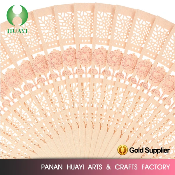 Factory direct sale business gifts chinese personalized wooden hand fan