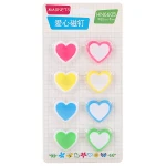 Factory direct sales strong magnetic flower magnetic stickers teaching whiteboard multi-color magnetic particles