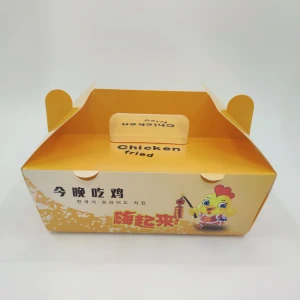 Factory Direct Supplyl Fried Chicken Take Away Packaging Paper Box