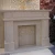 Import Factory direct White Marble fireplace from China