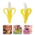 Factory Directly Sell BPA Free Silicone Banana Corn Baby Teethers Baby Teethers Chew Toy Infant Training Toothbrush