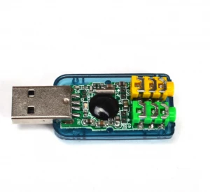 Factory HOT sale Mini USB 5.1 sound card CM108 external independent sound card free drive plug and play spot