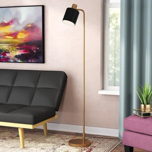 Factory Outlet Nordic Design Modern Room E27 Metal Black Gold Lamp Hotel Floor Lamp